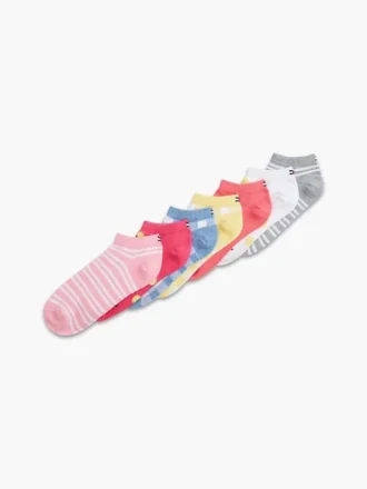 Conjunto de 7 pares de meias curtas infantis