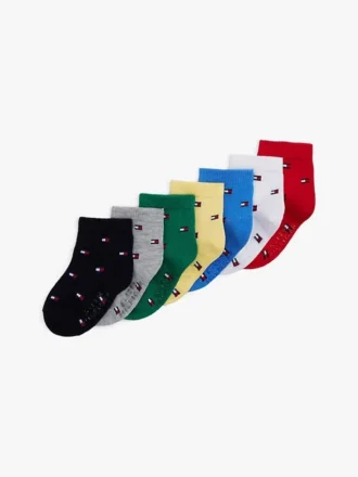 Conjunto de 7 pares de meias para bebés