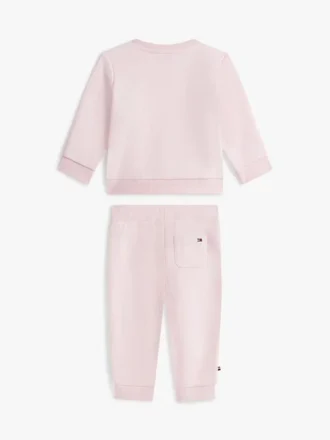 Conjunto de camisola e calças com logótipo Tommy para bebés
