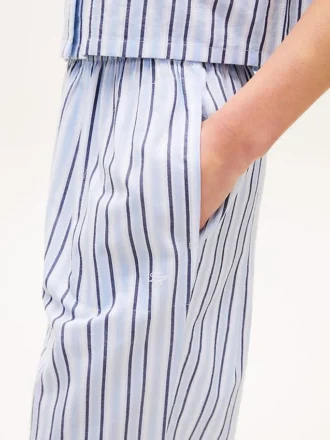 Conjunto de camisola e calças curtas para dormir