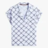 Conjunto de pijama com camisa de manga curta e calças