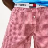 Conjunto de pijama com t-shirt e calções de tecido Conjunto de pijama com t-shirt e calções de tecido