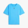 Conjunto de pijama com t-shirt e calções de tecido Conjunto de pijama com t-shirt e calções de tecido