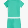 Conjunto de t-shirt e calções com logótipo de palma para bebés Conjunto de t-shirt e calções com logótipo de palma para bebés