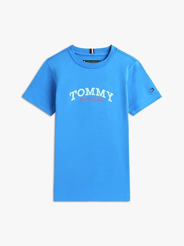 Conjunto de t-shirt e calções com logótipo para criança Conjunto de t-shirt e calções com logótipo para criança