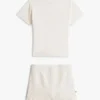 Conjunto de T-shirt e calções com logótipo Tommy para bebés Conjunto de T-shirt e calções com logótipo Tommy para bebés