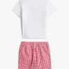 Conjunto de T-shirt e calções com monograma para bebés Conjunto de T-shirt e calções com monograma para bebés
