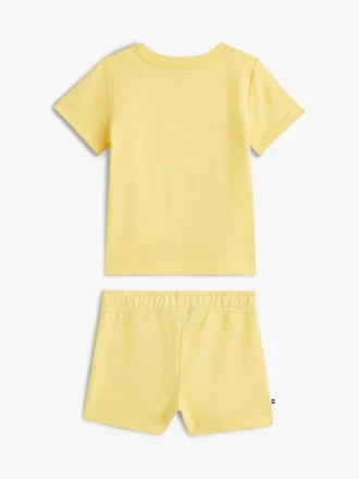 Conjunto de t-shirt e calções para bebés com logótipo de bandeira