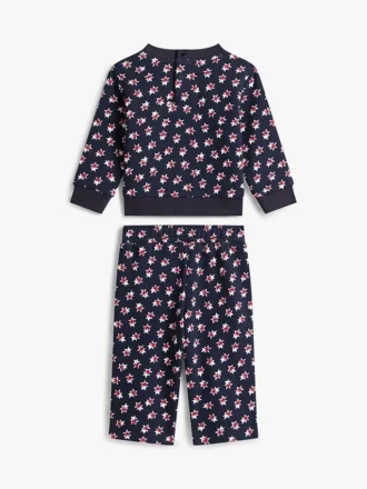 Conjunto de top com estrelas e calças largas para bebés