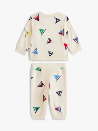 Conjunto de top e calças com bandeira de vela para bebés