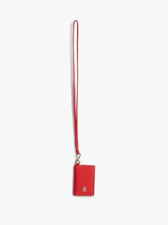 Cordão com logótipo monograma e porta-cartões Cordão com logótipo monograma e porta-cartões