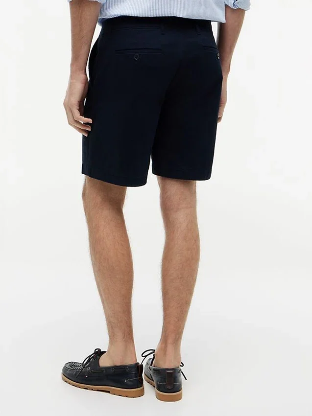Corte Regular Calções Tommy com cintura confortável de 18 cm Corte Regular Calções Tommy com cintura confortável de 18 cm