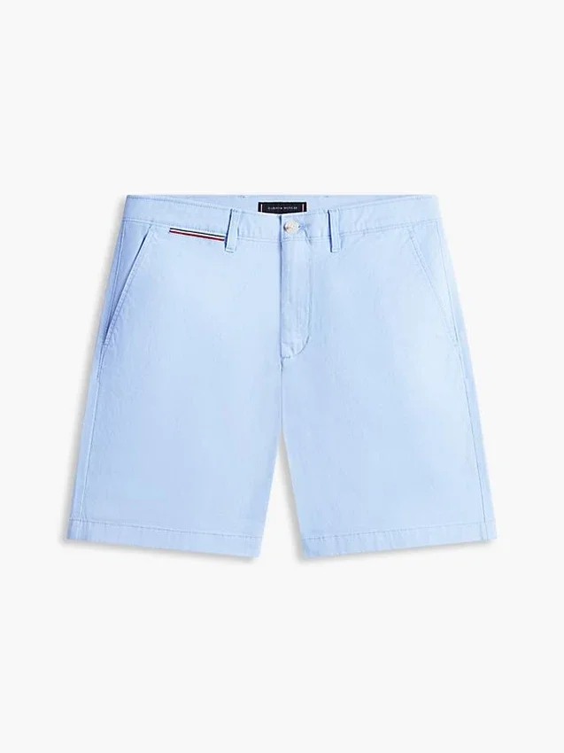 Corte Regular Calções Tommy com cintura confortável de 18 cm Corte Regular Calções Tommy com cintura confortável de 18 cm