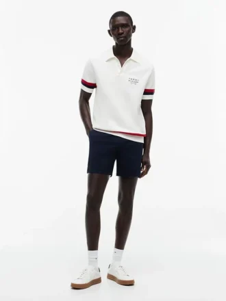 Corte regular, cintura confortável de 12,7 cm, calções Tommy