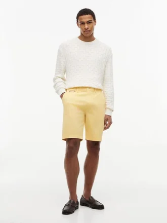 Corte Regular, cintura confortável de 23 cm, calções Tommy