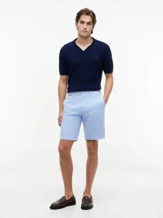 Corte Regular, cintura confortável de 23 cm, calções Tommy