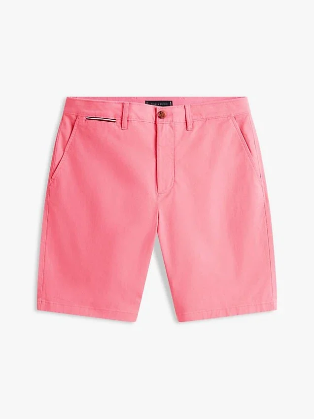 Corte Regular, cintura confortável de 23 cm, calções Tommy Corte Regular, cintura confortável de 23 cm, calções Tommy