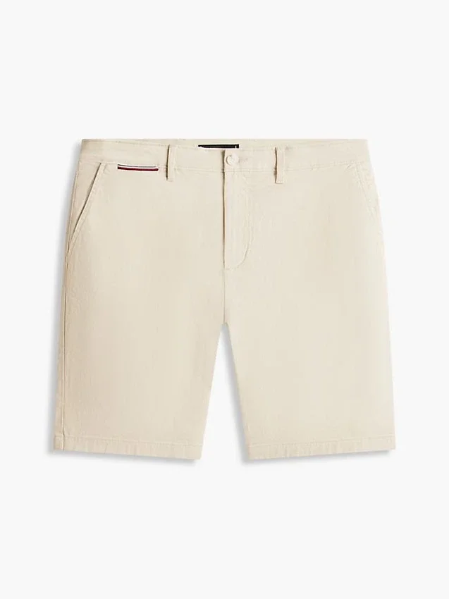 Corte Regular, cintura confortável de 23 cm, calções Tommy Corte Regular, cintura confortável de 23 cm, calções Tommy
