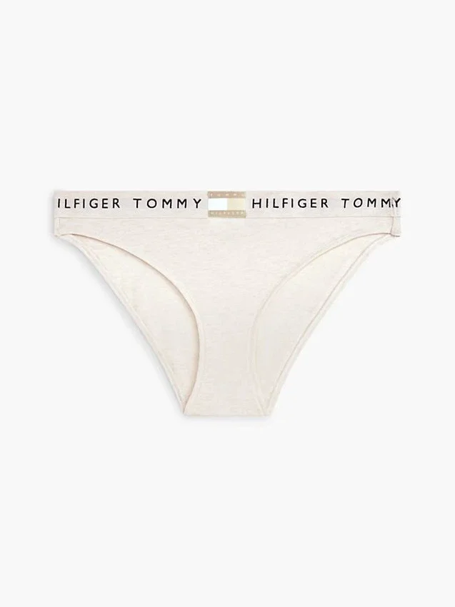 Cueca biquíni clássica em algodão elástico Cueca biquíni clássica em algodão elástico