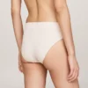 Cueca biquíni com logótipo em malha Cueca biquíni com logótipo em malha