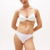 Cueca biquíni com logótipo repetido Cueca biquíni com logótipo repetido