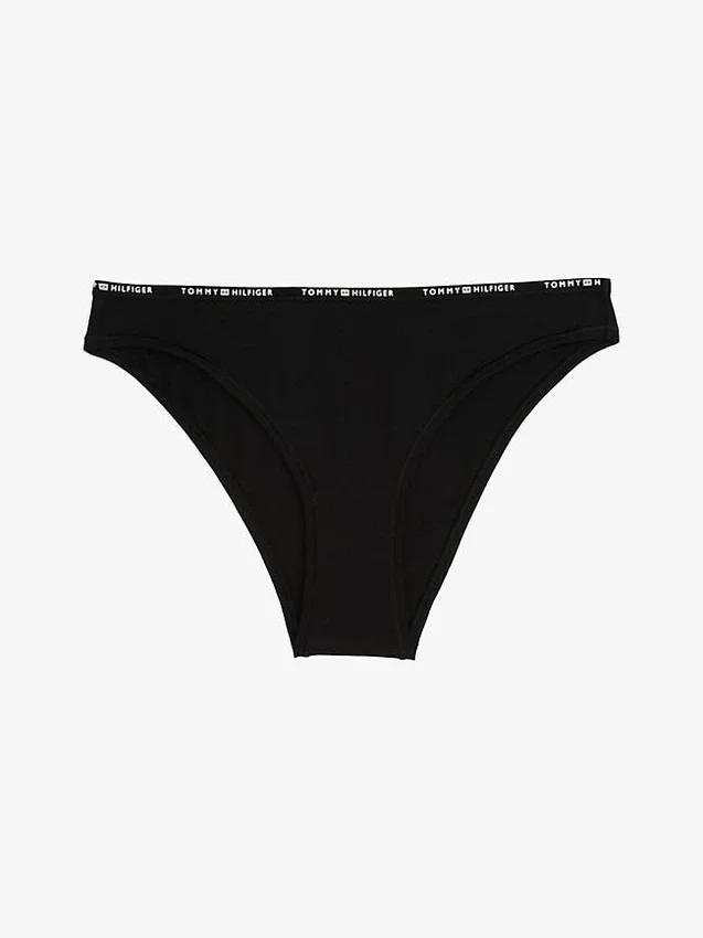 Cueca biquíni com logótipo repetido Cueca biquíni com logótipo repetido