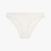 Cueca biquíni com logótipo repetido Cueca biquíni com logótipo repetido