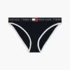 Cueca biquíni em algodão elástico canelado Cueca biquíni em algodão elástico canelado