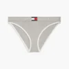 Cueca biquíni em algodão elástico canelado Cueca biquíni em algodão elástico canelado
