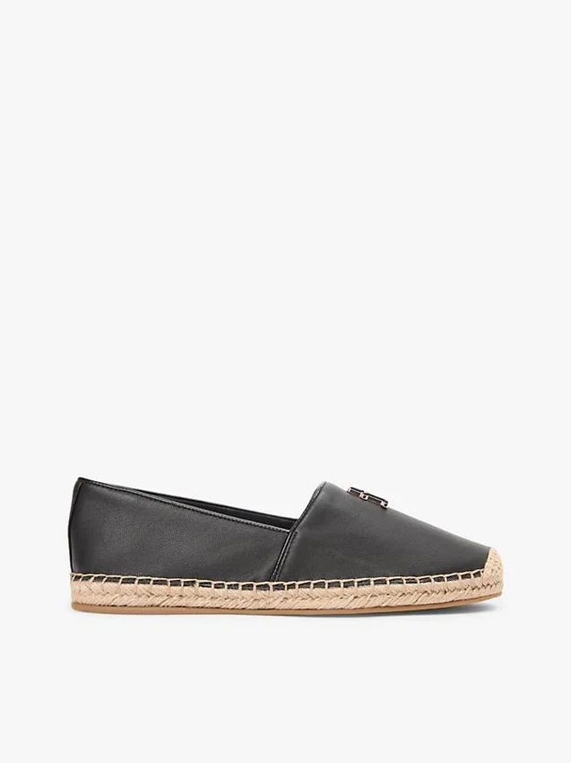 Espadrilha de couro com TH Monogram Espadrilha de couro com TH Monogram