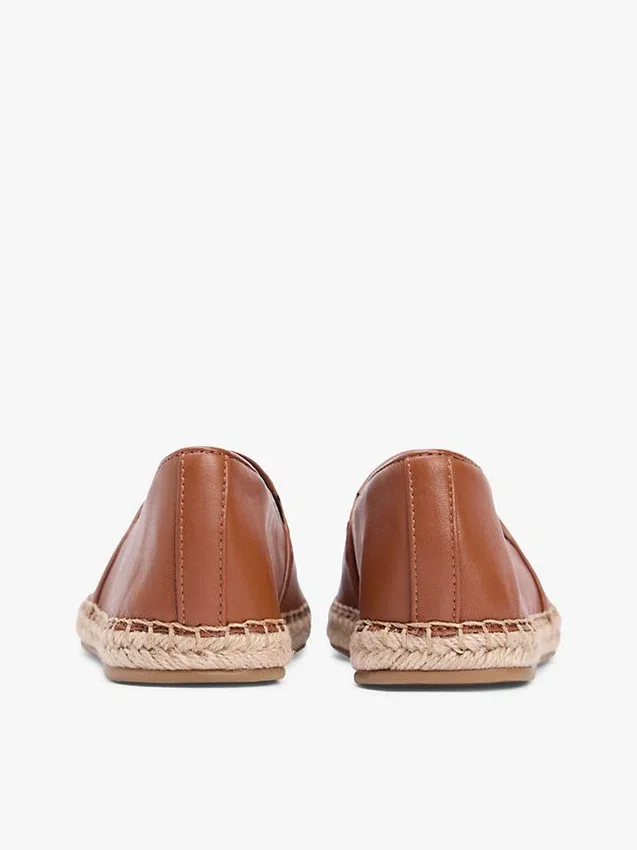 Espadrilha de couro com TH Monogram Espadrilha de couro com TH Monogram