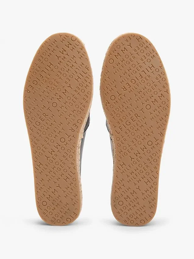 Espadrilha de couro com TH Monogram Espadrilha de couro com TH Monogram