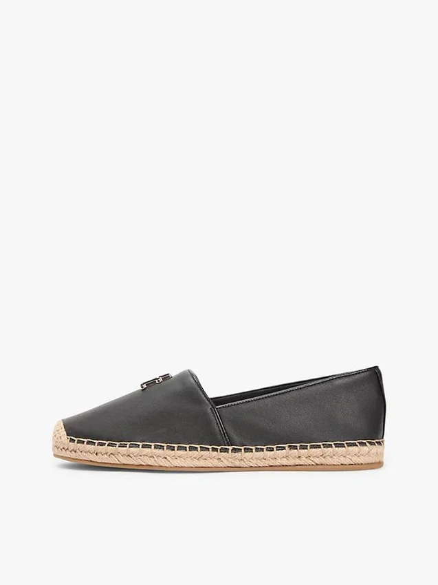 Espadrilha de couro com TH Monogram Espadrilha de couro com TH Monogram