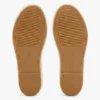 Espadrilha de plataforma com tiras torcidas em couro Espadrilha de plataforma com tiras torcidas em couro