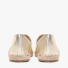 Espadrilha em couro metálico com TH Monogram Espadrilha em couro metálico com TH Monogram