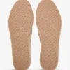 Espadrilha em couro metálico com TH Monogram Espadrilha em couro metálico com TH Monogram