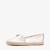 Espadrilha em couro metálico com TH Monogram Espadrilha em couro metálico com TH Monogram