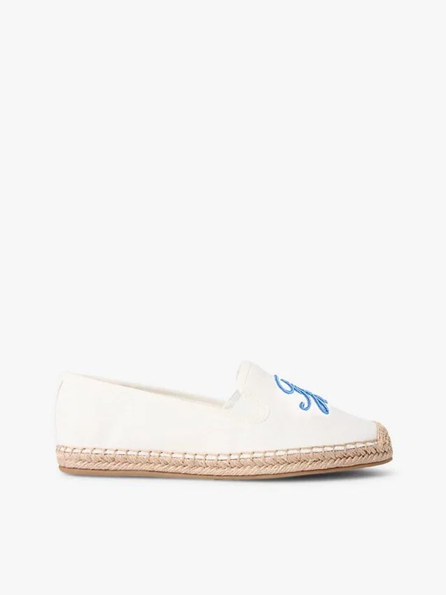 Espadrilha em lona com monograma Espadrilha em lona com monograma