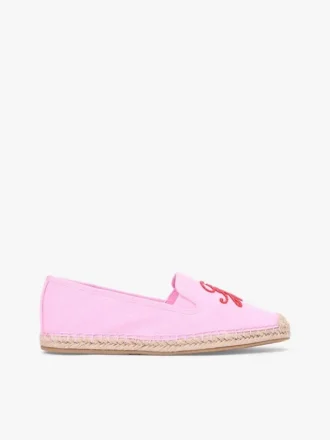 Espadrilha em lona com monograma
