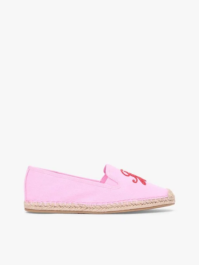Espadrilha em lona com monograma Espadrilha em lona com monograma