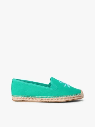 Espadrilha em lona com monograma Espadrilha em lona com monograma