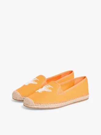 Espadrilha em lona com monograma