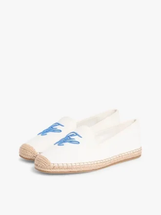 Espadrilha em lona com monograma