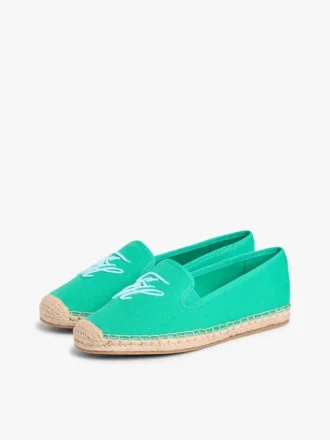 Espadrilha em lona com monograma Espadrilha em lona com monograma
