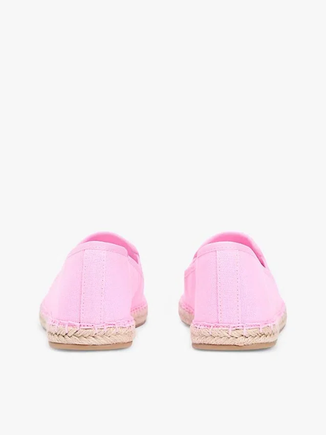 Espadrilha em lona com monograma Espadrilha em lona com monograma