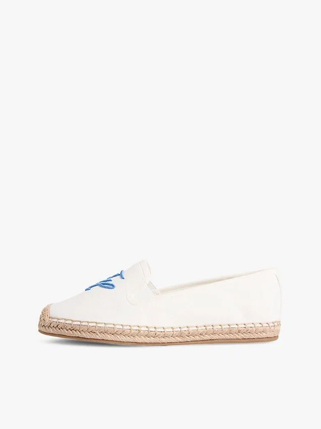 Espadrilha em lona com monograma Espadrilha em lona com monograma