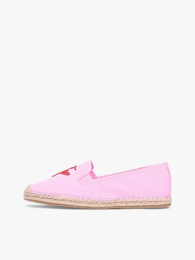 Espadrilha em lona com monograma Espadrilha em lona com monograma