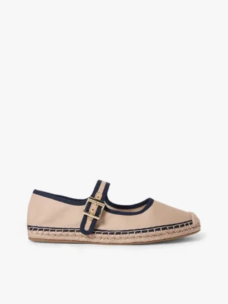 Espadrilha Mary Jane em lona Espadrilha Mary Jane em lona
