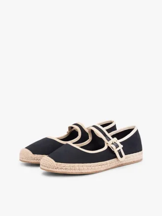 Espadrilha Mary Jane em lona