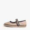 Espadrilha Mary Jane em lona Espadrilha Mary Jane em lona
